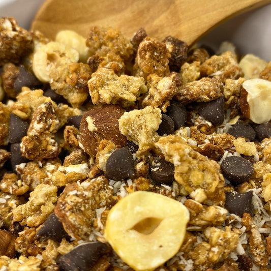 Granola Choco-noisette pomme-coco 🥣🥥🍫 - Charly Cooks